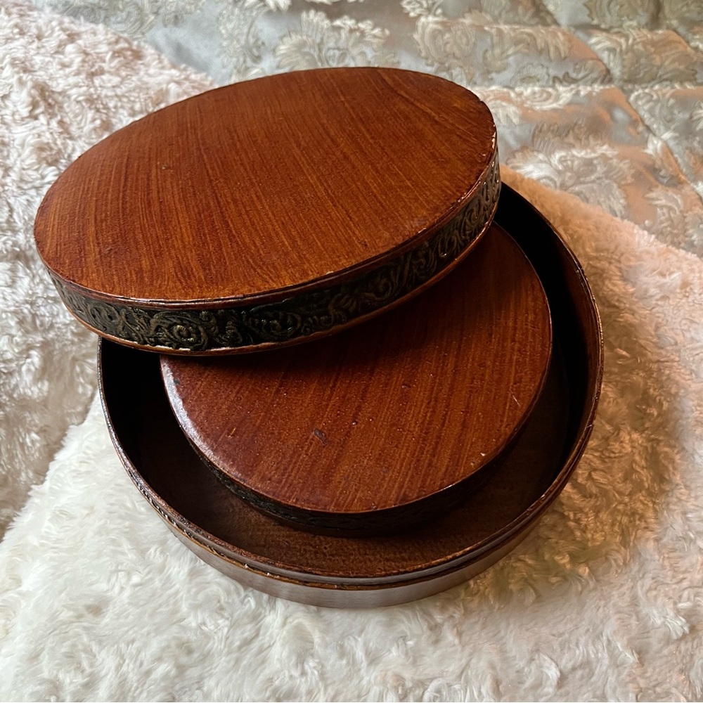 Two (2) Piece Decorative Storage Boxes~Bamboo